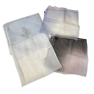 Vintage 4pc set Square Scarves